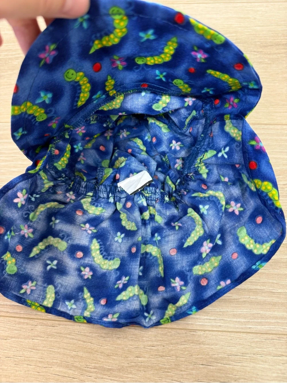 Unbranded Vintage Caterpillar Print Infant Toddler Sun Hat Bucket Hat